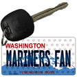 Mariners Fan Washington State License Plate Novelty Metal Key Chain KC-10801