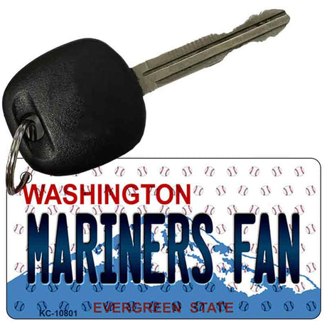 Mariners Fan Washington State License Plate Novelty Metal Key Chain KC-10801