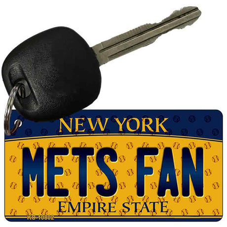 Mets Fan New York State License Plate Tag Key Chain KC-10802