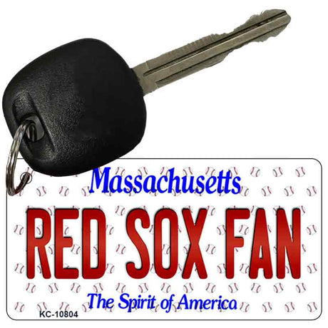 Red Sox Fan Massachusetts Novelty Metal Key Chain KC-10804