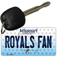 Royals Fan Missouri State License Plate Tag Key Chain KC-10807