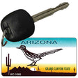 Road Runner Arizona State License Plate Tag Key Chain KC-1080