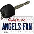 Angels Fan California State License Plate Tag Key Chain KC-10810