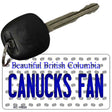 Canucks Fan British Columbia State License Plate Tag Key Chain KC-10820