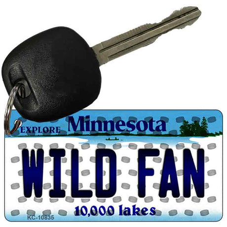 Wild Fan Minnesota State License Plate Tag Key Chain KC-10835