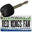 Red Wings Fan Michigan State License Plate Tag Key Chain KC-10836