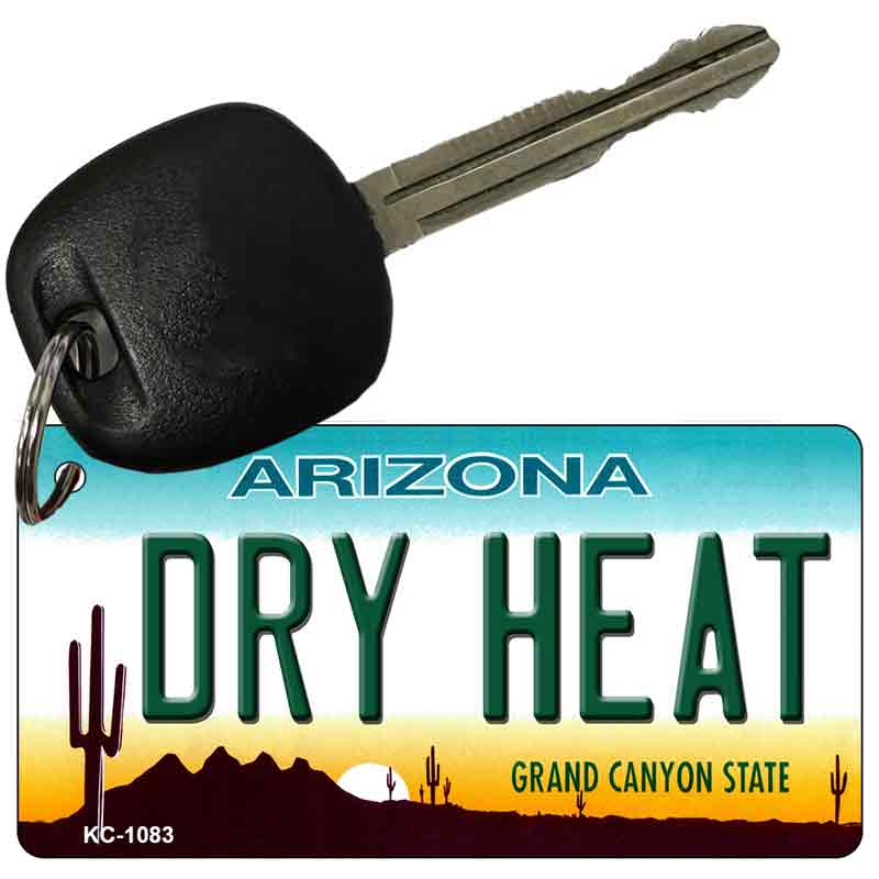 Dry Heat Arizona State License Plate Tag Key Chain KC-1083