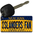 Islanders Fan New York State License Plate Tag Key Chain KC-10842