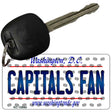 Capitals Fan Washington DC State License Plate Tag Key Chain KC-10844