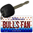 Bulls Fan Illinois State License Plate Tag Key Chain KC-10851