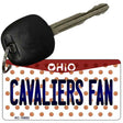 Cavaliers Fan Ohio State License Plate Tag Key Chain KC-10852