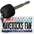 Mavericks Fan Texas State License Plate Tag Key Chain KC-10853