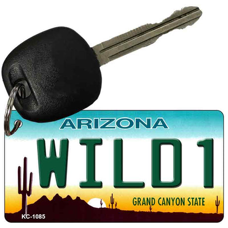 Wild 1 Arizona State License Plate Tag Key Chain KC-1085