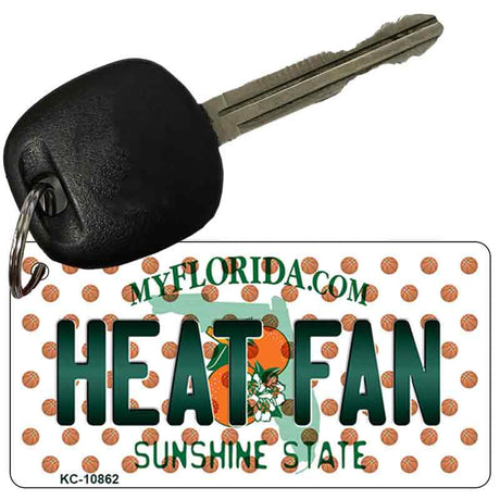 Heat Fan Florida State License Plate Tag Key Chain KC-10862