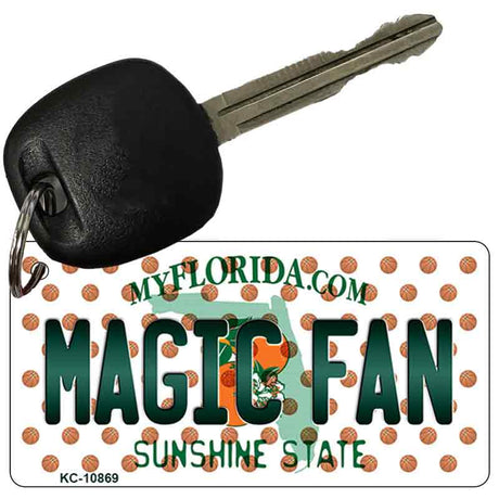 Magic Fan Florida State License Plate Tag Key Chain KC-10869