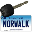 Norwalk Connecticut State License Plate Tag Key Chain KC-10896