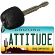 Attitude Arizona State License Plate Tag Key Chain KC-1089