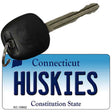 Huskies Connecticut State License Plate Tag Key Chain KC-10902