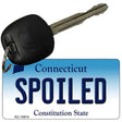 Spoiled Connecticut State License Plate Tag Key Chain KC-10913