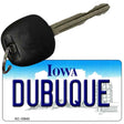 Dubuque Iowa State License Plate Tag Novelty Key Chain KC-10943