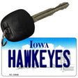 Hawkeyes Iowa State License Plate Tag Novelty Key Chain KC-10949