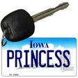 Princess Iowa State License Plate Tag Novelty Key Chain KC-10962