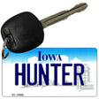 Hunter Iowa State License Plate Tag Novelty Key Chain KC-10966