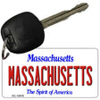 Massachusetts State License Plate Tag Key Chain KC-10978