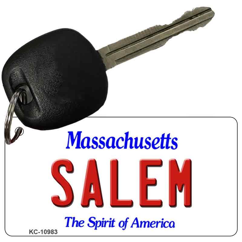 Salem Massachusetts State License Plate Tag Novelty Key Chain KC-10983