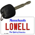 Lowell Massachusetts State License Plate Tag Key Chain KC-10986