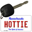 Hottie Massachusetts State License Plate Tag Key Chain KC-10996