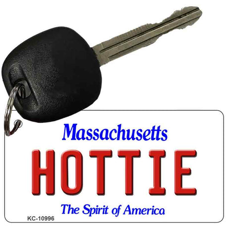 Hottie Massachusetts State License Plate Tag Key Chain KC-10996