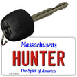 Hunter Massachusetts State License Plate Tag Key Chain KC-11013