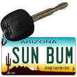 Sun Bum Arizona State License Plate Tag Key Chain KC-1101