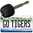 Go Tigers Michigan State License Plate Tag Novelty Key Chain KC-11027