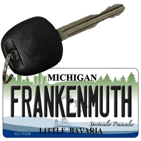 Frankenmuth Michigan State License Plate Tag Novelty Key Chain KC-11029