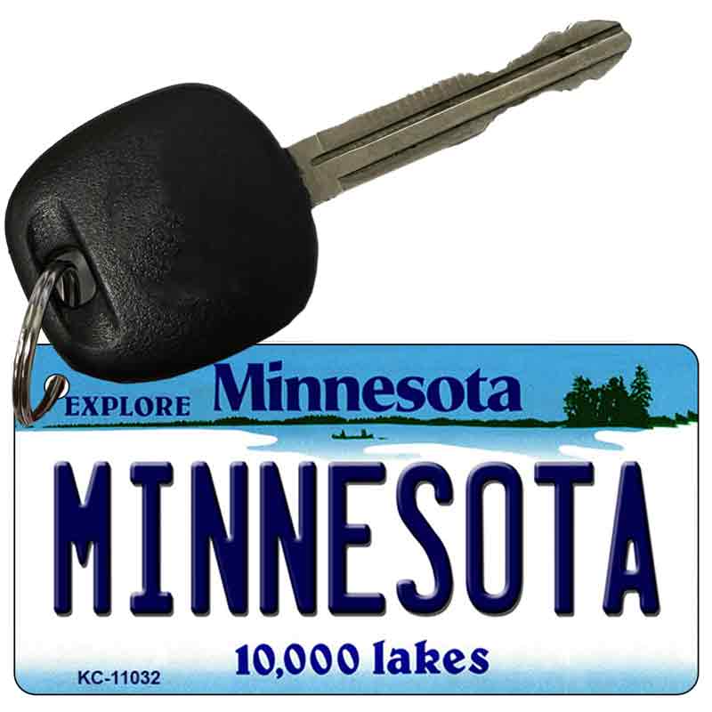 Minnesota State License Plate Tag Novelty Key Chain KC-11032