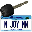 N Joy MN Minnesota State License Plate Tag Novelty Key Chain KC-11035