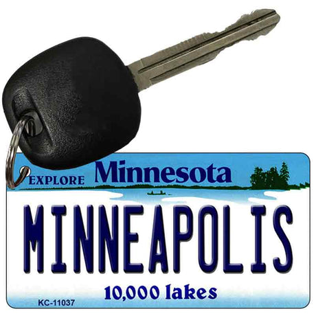 Minneapolis Minnesota State License Plate Tag Novelty Key Chain KC-11037