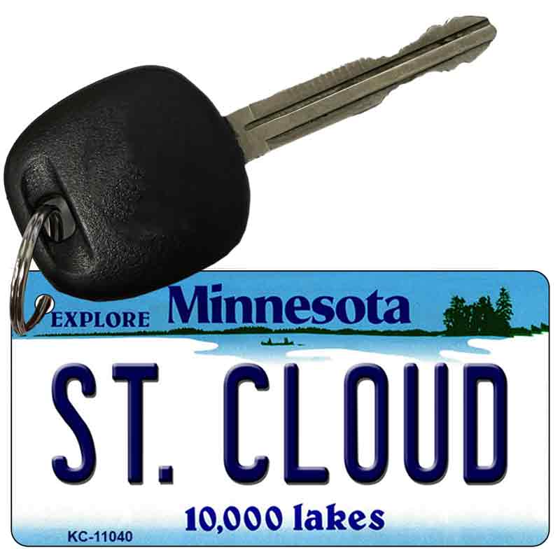 St Cloud Minnesota State License Plate Tag Novelty Key Chain KC-11040