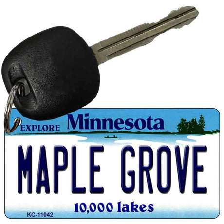 Maple Grove Minnesota State License Plate Tag Novelty Key Chain KC-11042