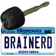 Brainerd Minnesota State License Plate Tag Novelty Key Chain KC-11045