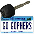 Go Gophers Minnesota State License Plate Tag Novelty Key Chain KC-11054