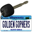 Golden Gophers Minnesota State License Plate Tag Novelty Key Chain KC-11056