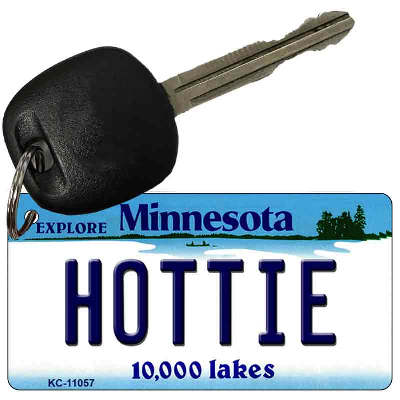 Hottie Minnesota State License Plate Tag Novelty Key Chain KC-11057