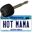 Hot Mama Minnesota State License Plate Tag Novelty Key Chain KC-11061