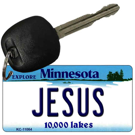 Jesus Minnesota State License Plate Tag Novelty Key Chain KC-11064