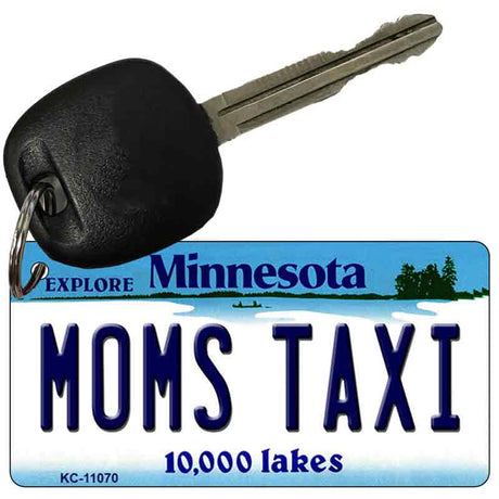 Moms Taxi Minnesota State License Plate Tag Novelty Key Chain KC-11070