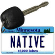 Native Minnesota State License Plate Tag Novelty Key Chain KC-11073