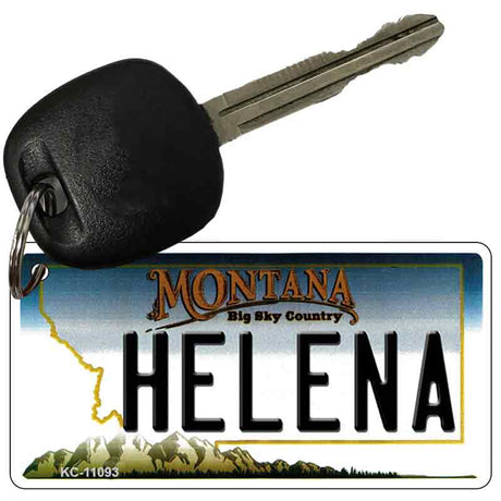 Helena Montana State License Plate Tag Novelty Key Chain KC-11093